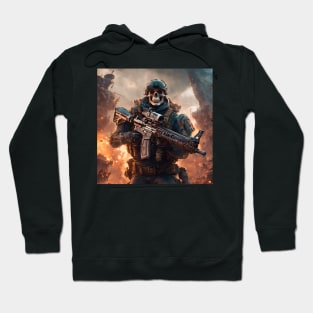 Skull and Guns Hoodie